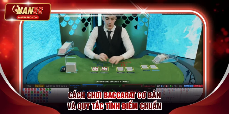 Cách chơi Baccarat cơ bản cùng quy tắc tính điểm chuẩn 