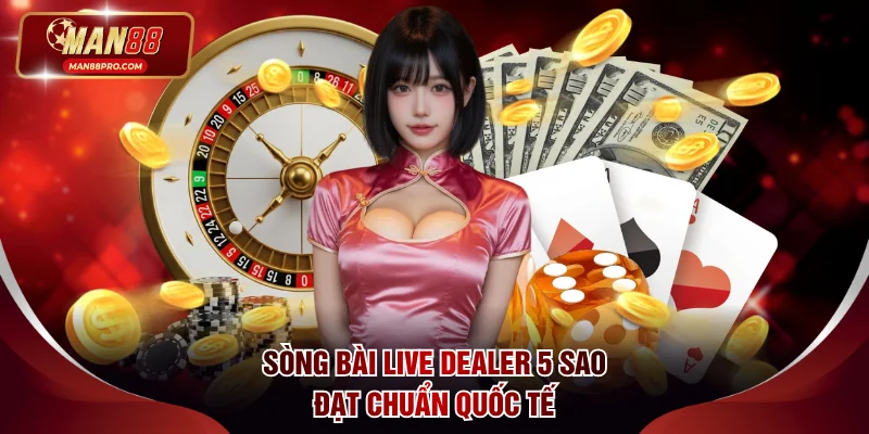 Sòng bài Live Dealer 5 sao