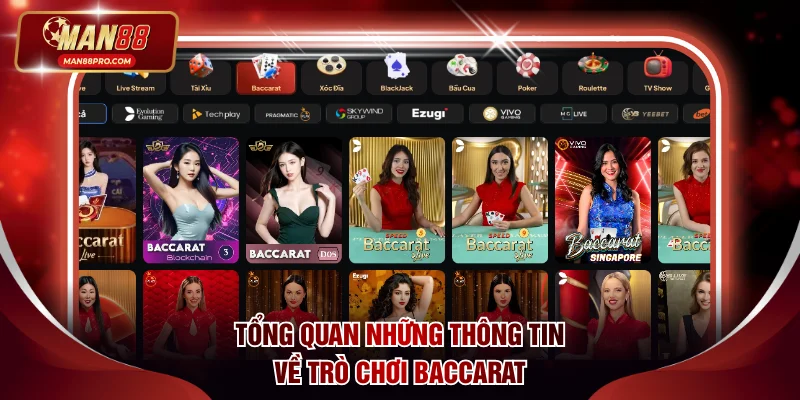 Tổng quan những thông tin về trò chơi Baccarat